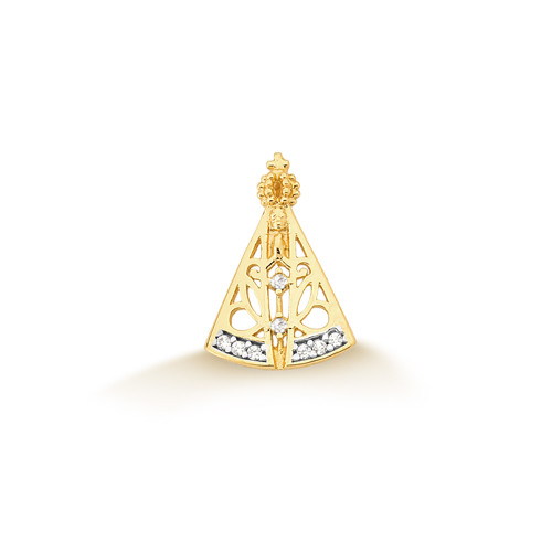 Pingente Nossa Senhora de Ouro 18K