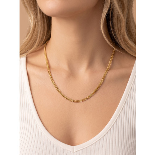 Corrente de Ouro 18k Lacraia 40 cm