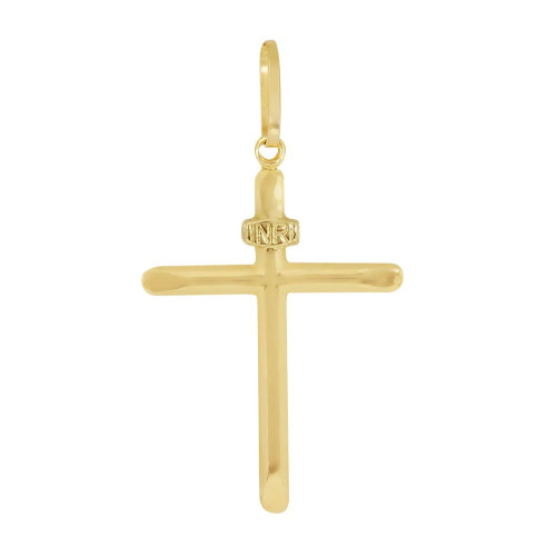 Pingente Crucifixo 5 cm de Ouro Amarelo 18k sem Cristo