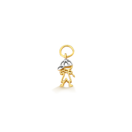 Pingente Boneco Anel Menino de Ouro 18K