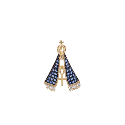 Pingente_Nossa_Senhora_Aparecida__Com_Pedras_De_Ouro_18K