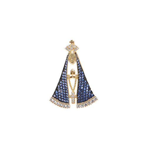 Pingente_Nossa_Senhora_Aparecida__Com_Pedras_De_Ouro_18K
