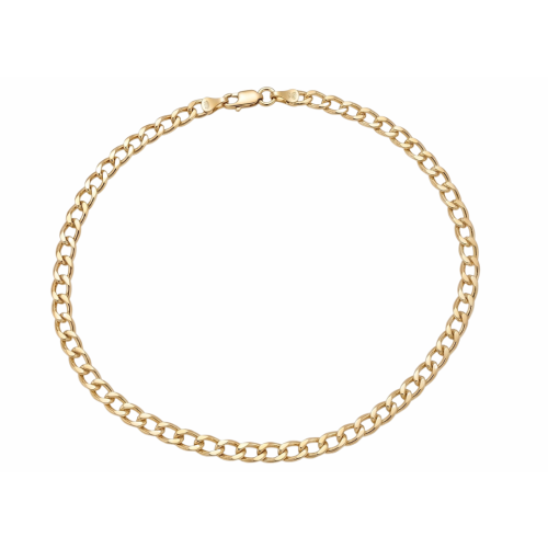 Pulseira Groumet 3 mm de Ouro 18k