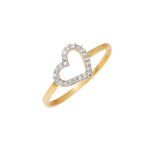 Anel_Coração_com_Pedras_de_Ouro_18k