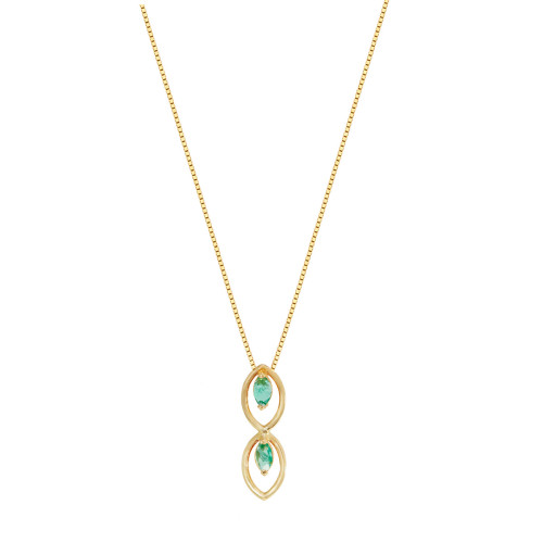 Colar_Navete_Esmeralda_de_Ouro_18k