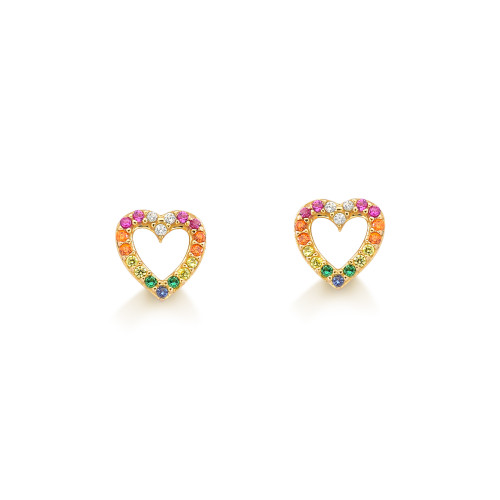 Brinco_de_Coração_Pedras_Coloridas_Rainbow_de_Ouro_18k