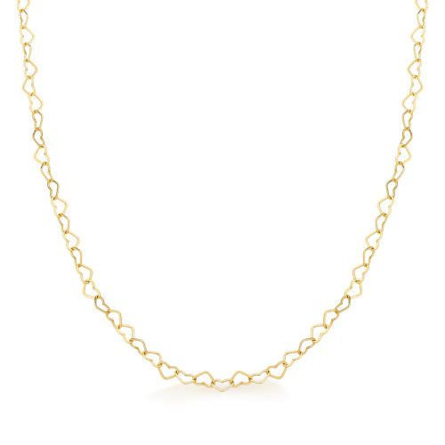 Colar_Corações_45_cm_de_Ouro_ 18k
