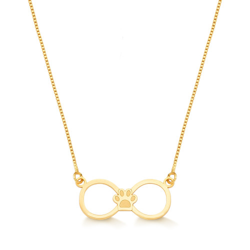 Colar_Infinito_e_Pata_de_Ouro_18k
