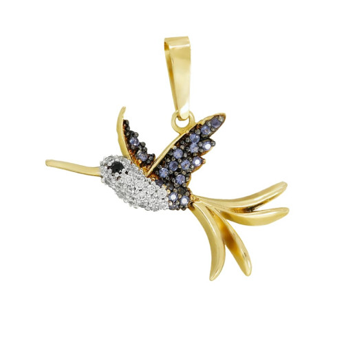 Pingente_Animal_Beija-Flor_2_cm_de_Ouro_18k