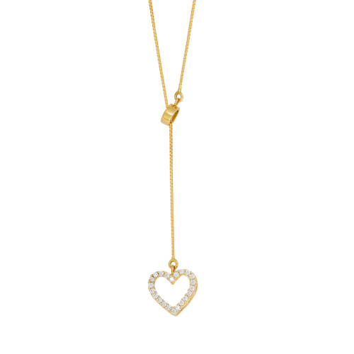 Colar_Pingente_Gravata_Coração_de_Ouro_18k_Com_Pedras