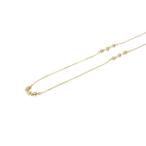Colar_Corrente_Veneziana_Bolinhas_3_mm_de_Ouro_18k