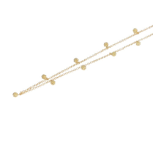 Colar_Corrente_Portuguesa_Bolinhas_de_Ouro_18k