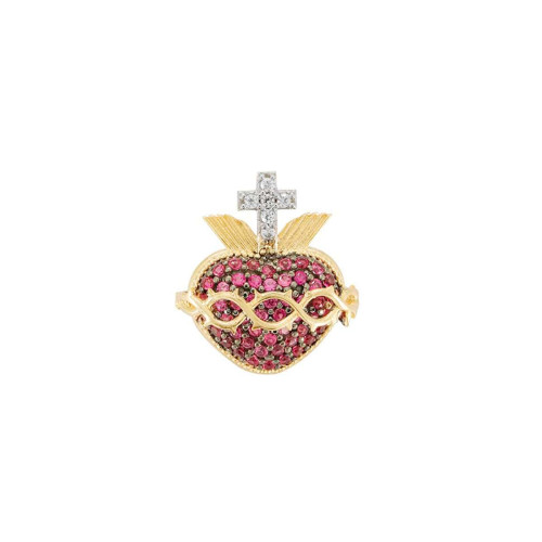 Pingente_Coroa_Sagrado_Coração_de_Ouro_18k